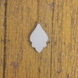 Waterfall earring sublimation blanks, 10 pair, Free Shipping, single or double sided, 20 sublimation earrings