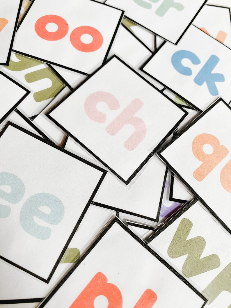 Phonic Codes Flashcards A4 Printable PDF - Etsy Singapore