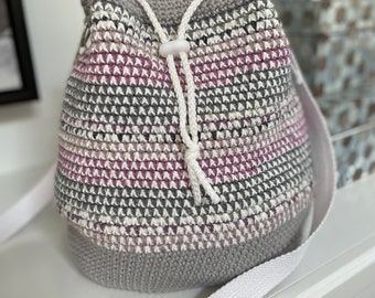 Bucket Bag | Crocheted Handbag | Mommy & Me Handbags | Casual Bag