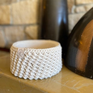Crochet Basket | Round Basket | Nesting Baskets | Organization | Storage
