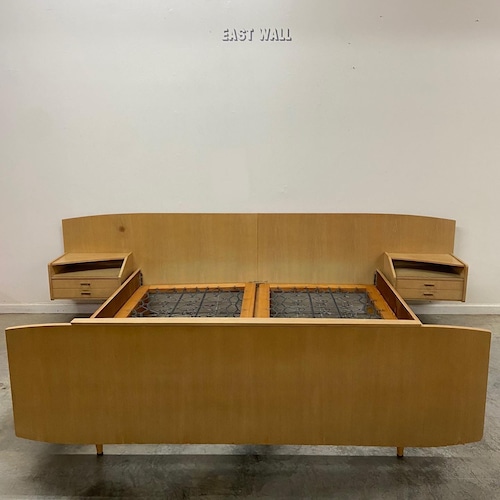 Rare 1950s Mid Century German Platform Bed With Floating Etsy