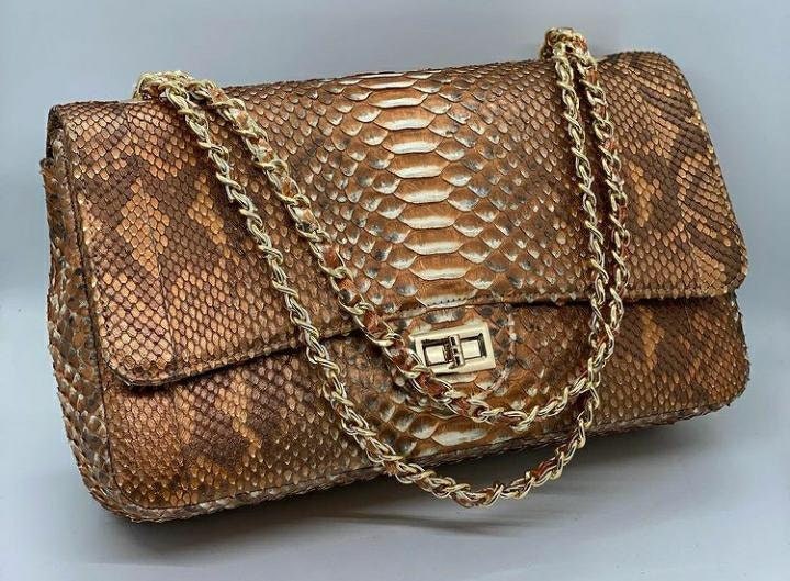 Snakeskin Birkin Bag 30 Python Jacket by LFM Fashion