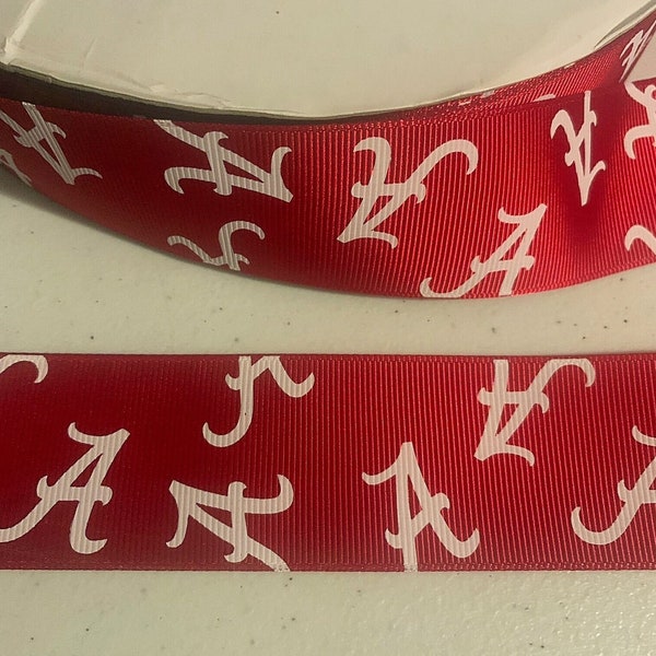 Alabama Football 1.5" Grosgrain Ribbon