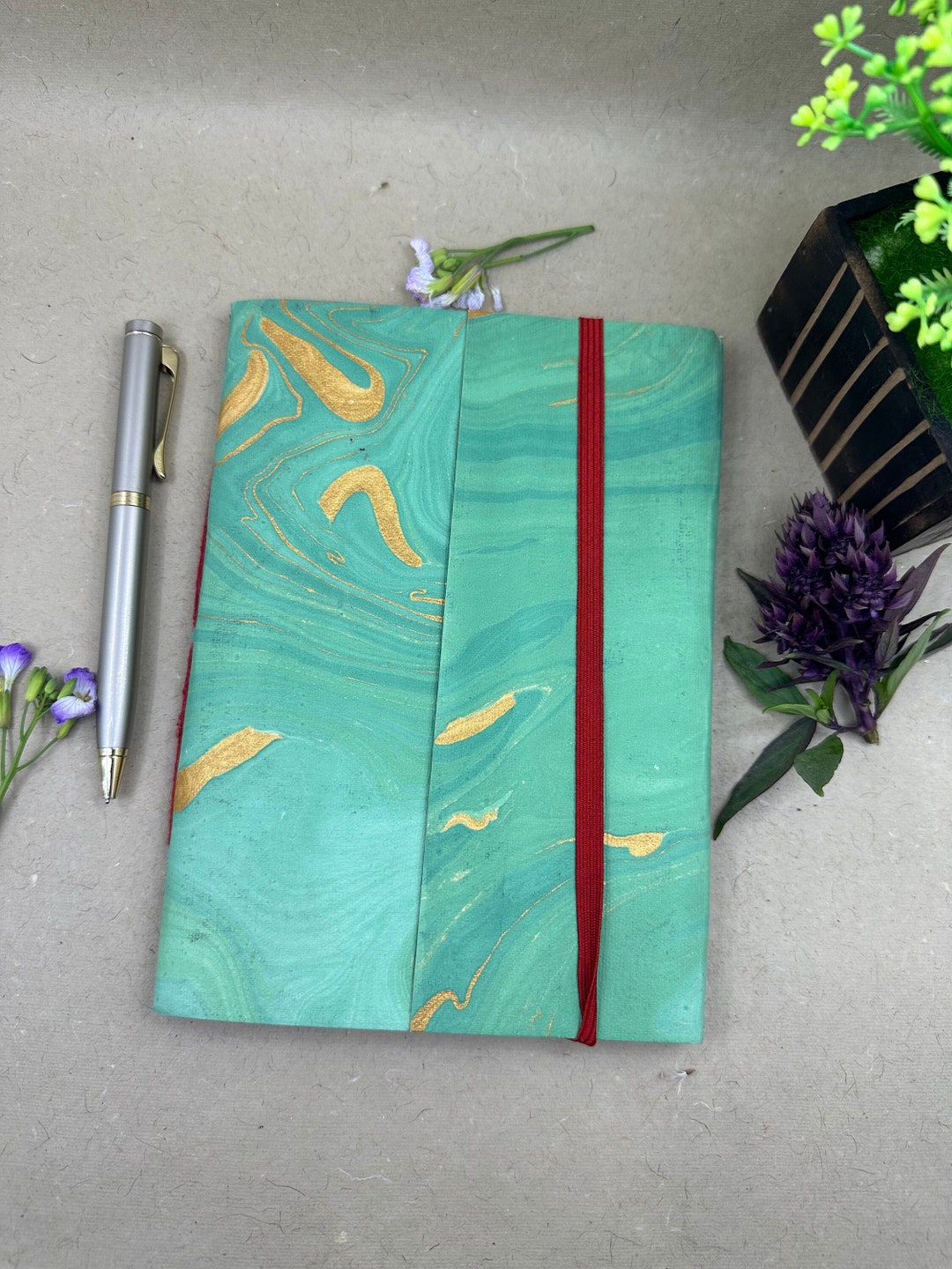 Handmade Brown Paper Journal Handmade Diary Craft Paper Etsy