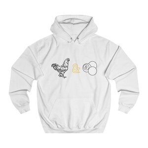 Chicken Pussy Cat Funny Hoodie / Adult Offensive Trash Talking 