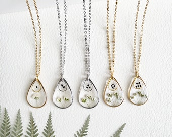 Miscarriage Gift, Forget Me Not Necklace, Baby Breath Necklace, Two Seeds, Three Seeds, Miscarriage Necklace, Stillborn Keepsake, IVF Loss