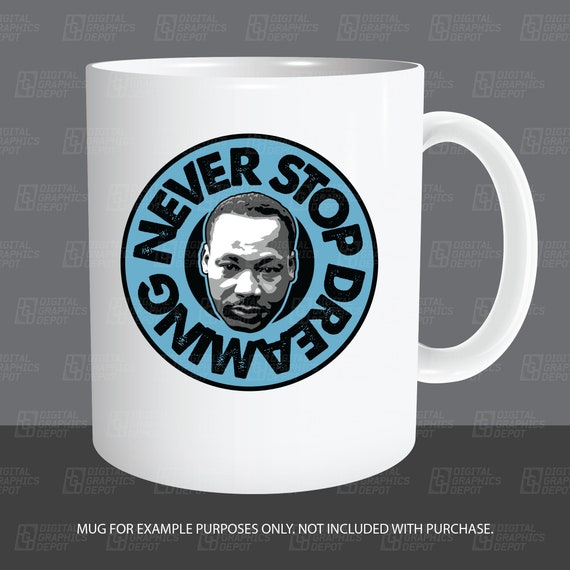 MLK Digital Graphic Design Martin Luther King Jr I Have   Etsy