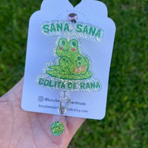 Porte-badge Sana Sana colita de rana, porte-badge