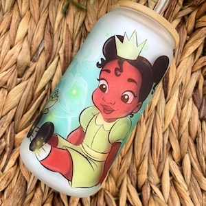 Tiana Libbey cup, princess and the frog cup, coffee cup, Libbey