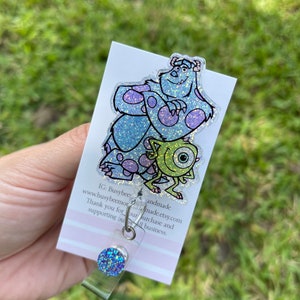Carrete de insignias de Monsters Inc., Sulley, carretes de insignias