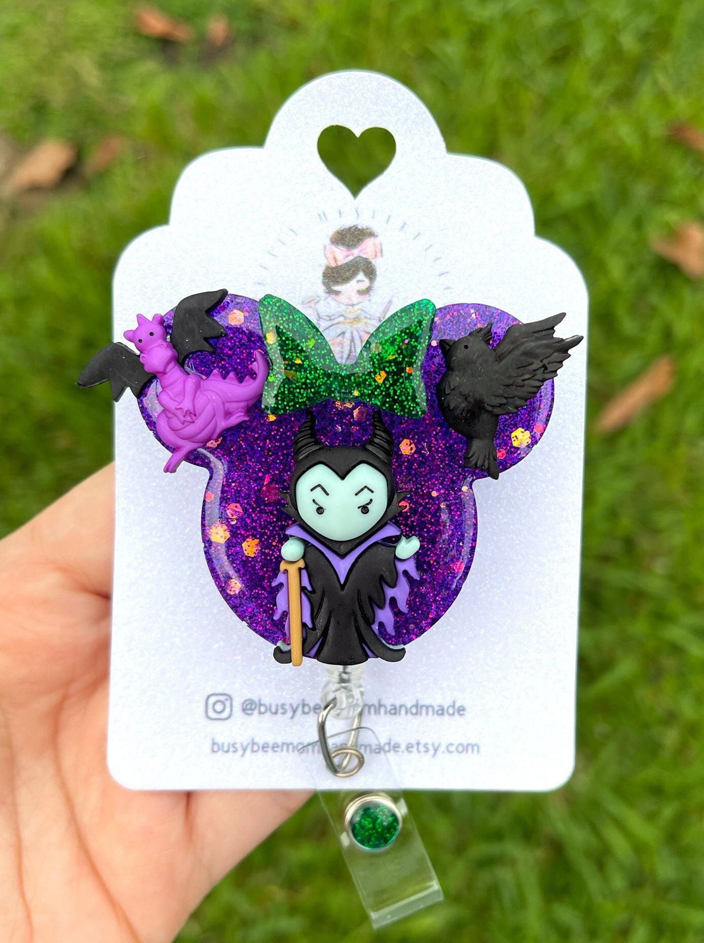 Maleficent Badge Reel, Halloween Badge Reel, Villains -  Canada