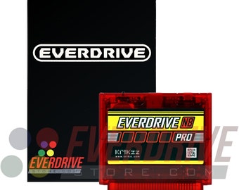 Everdrive N8 PRO Famicom - Frosted Red
