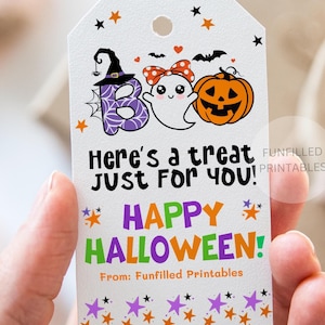 halloween boo treat tags