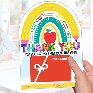 Eindejaarscadeau voor leraar Zomer Leraar Cadeau Kaarthouder, Bedankt Leraar Zomercadeau, Laatste dag van school Waardering Cadeau