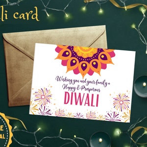 Printable Diwali Card Happy Diwali Card Deepavali Cards Etsy Printable Diwali Card Happy Diwali Card Deepavali Cards Etsy