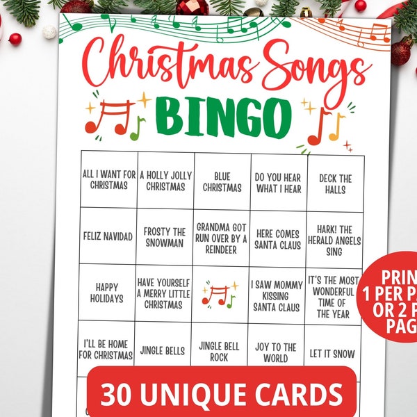 Printable Christmas Etsy