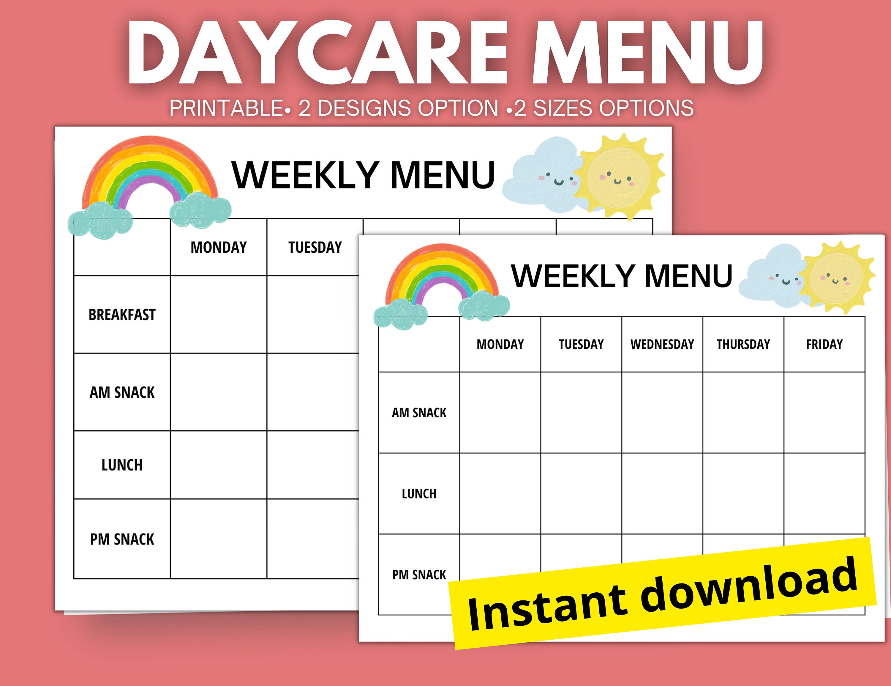 Daycare Menu Template Printable Weekly Menu For Daycare Etsy Australia daycare-menu-template-printable-weekly-menu-for-daycare-etsy-australia