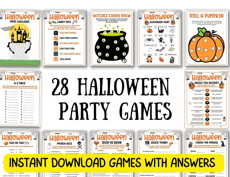 Halloween party games