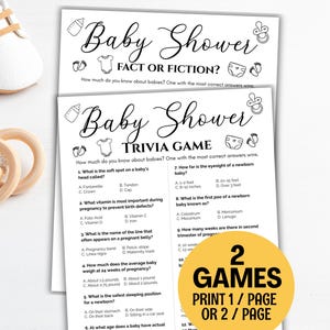 Baby Shower Trivia Games, Baby Trivia Games, Printable Baby Shower Trivia Questions For Couples Baby Shower, Fun Baby Shower Games Printable