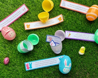 Easter Egg Hunt Clues Printable Easter Scavenger Hunt Clue Cards, Kids Indoor Outdoor Easter Treasure Hunt, Letter, Easter Activity Game