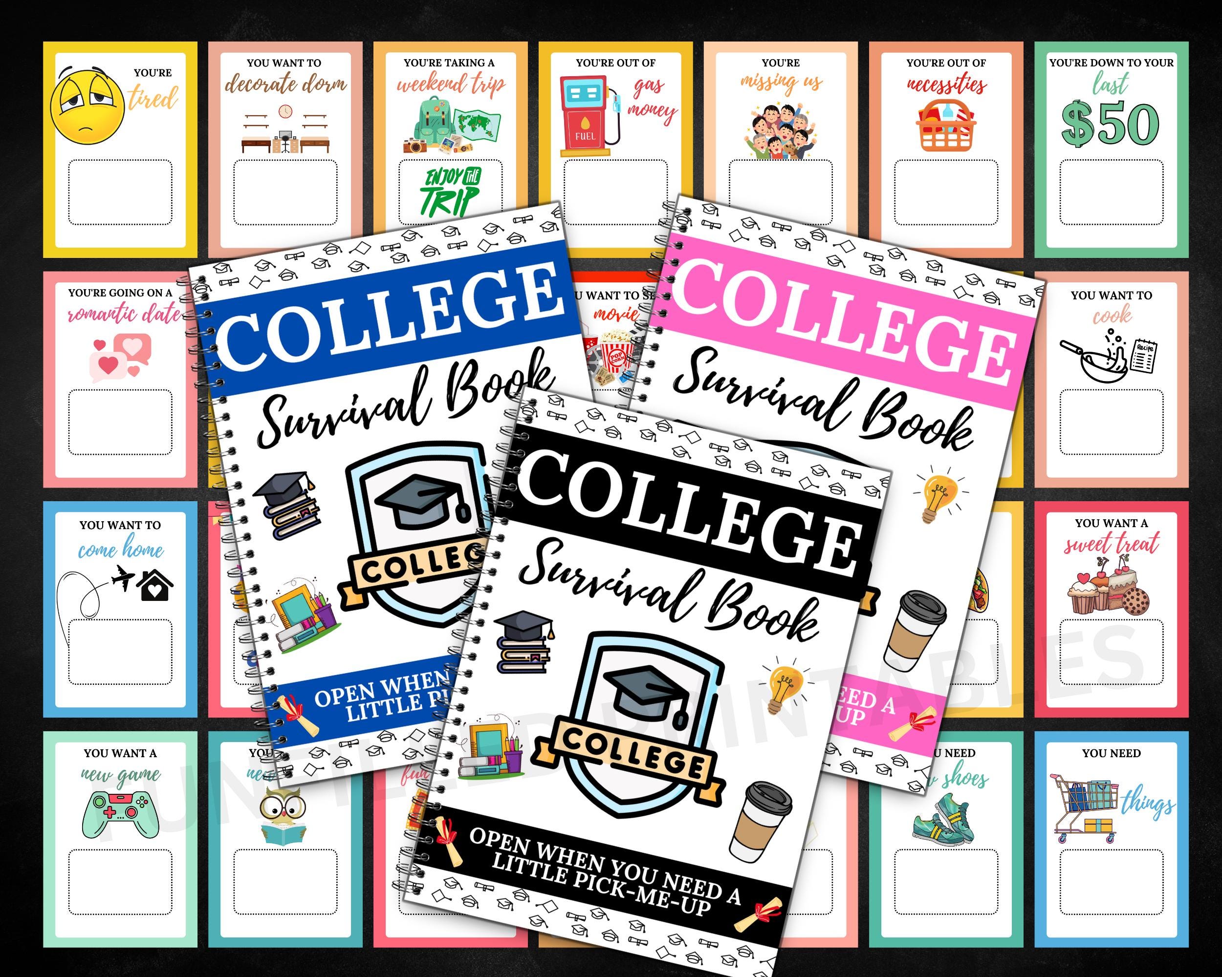 Graduation Gift Card Book Printable College Care Package High School ...