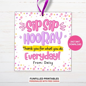 Nis, slok hoera waardering cadeaukaartje, slokje hoera cadeaulabel leraar, cadeaukaartje drankje, bedankkaartje personeelsmedewerker, cadeaukaartje koffie wijn