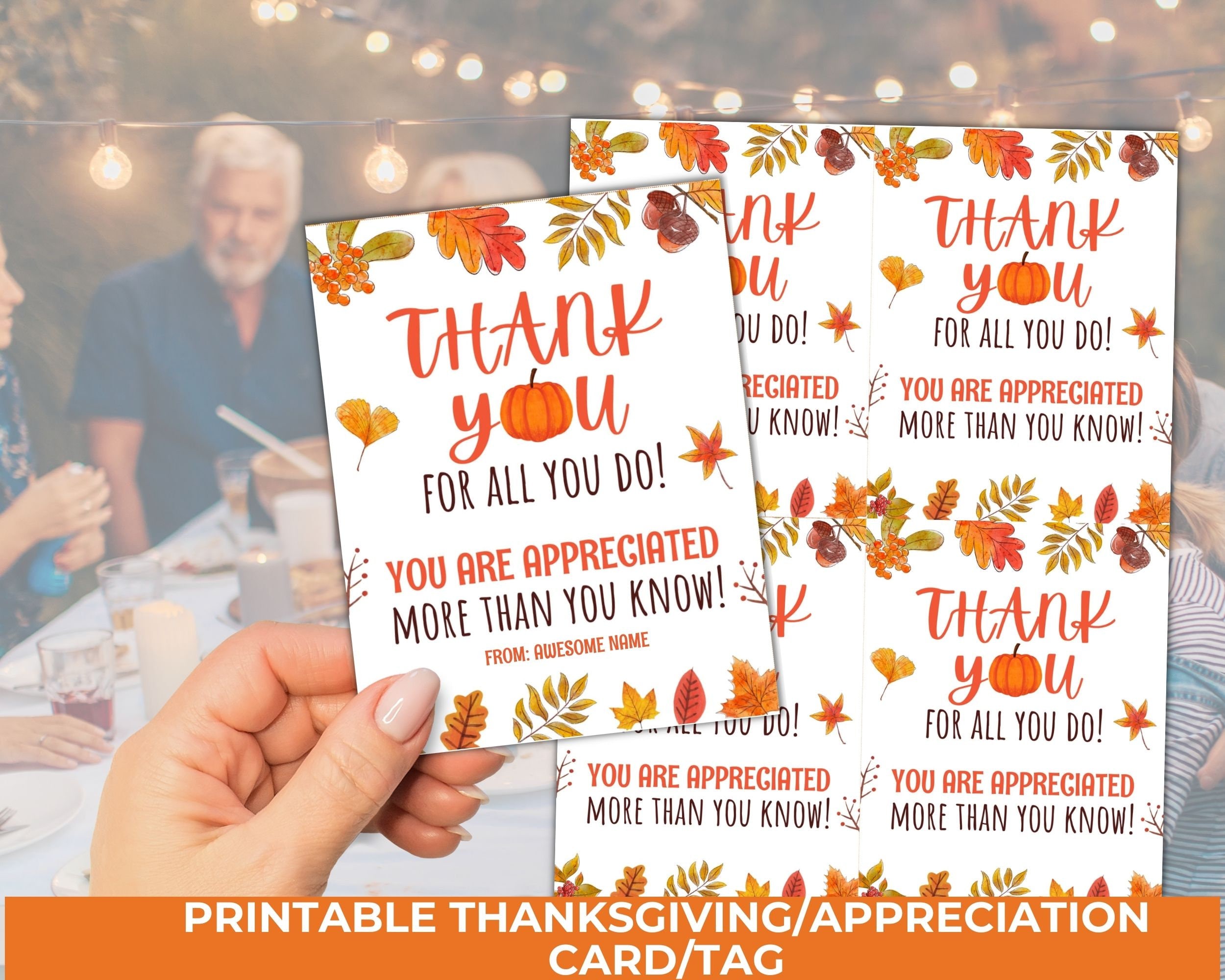 printable thanksgiving card for teacher team staff appreciation