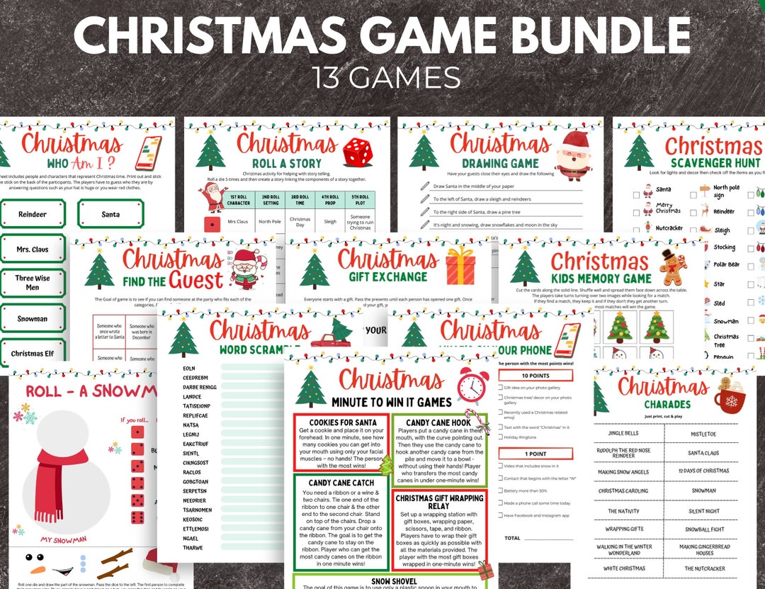 printable-family-christmas-game-bundle-fun-christmas-games-christmas-party-games-minute-to-win-games-christmas-games-for-kids-adults-etsy