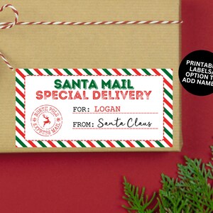 FROM SANTA NORTH POLE LABELS