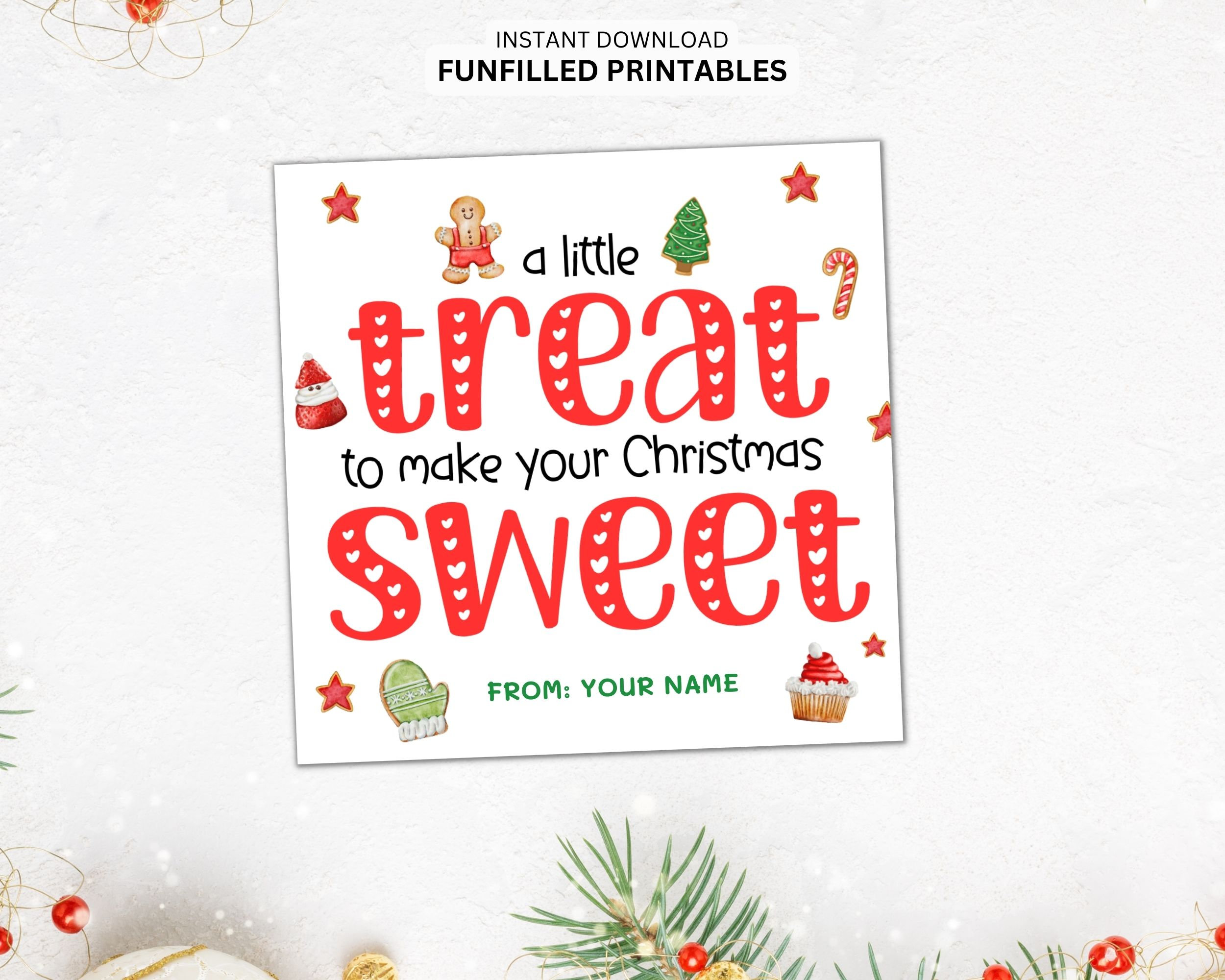 Christmas Gift Tag Labels –