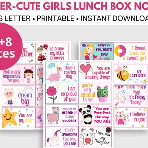 Lunch Box Notes for kids printable