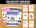 Printable College Gift Card Book, College Survival Book Gift For College Students, College Care Package Kit, High School Graduation Gift product logo