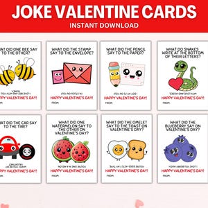Cartes de blagues drôles de Saint-Valentin pour enfants, cartes de blagues de Saint-Valentin