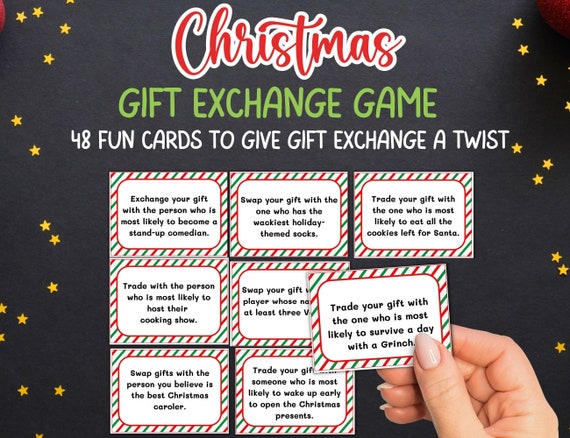 Christmas Gift Exchange Game Holiday Office Party Game 