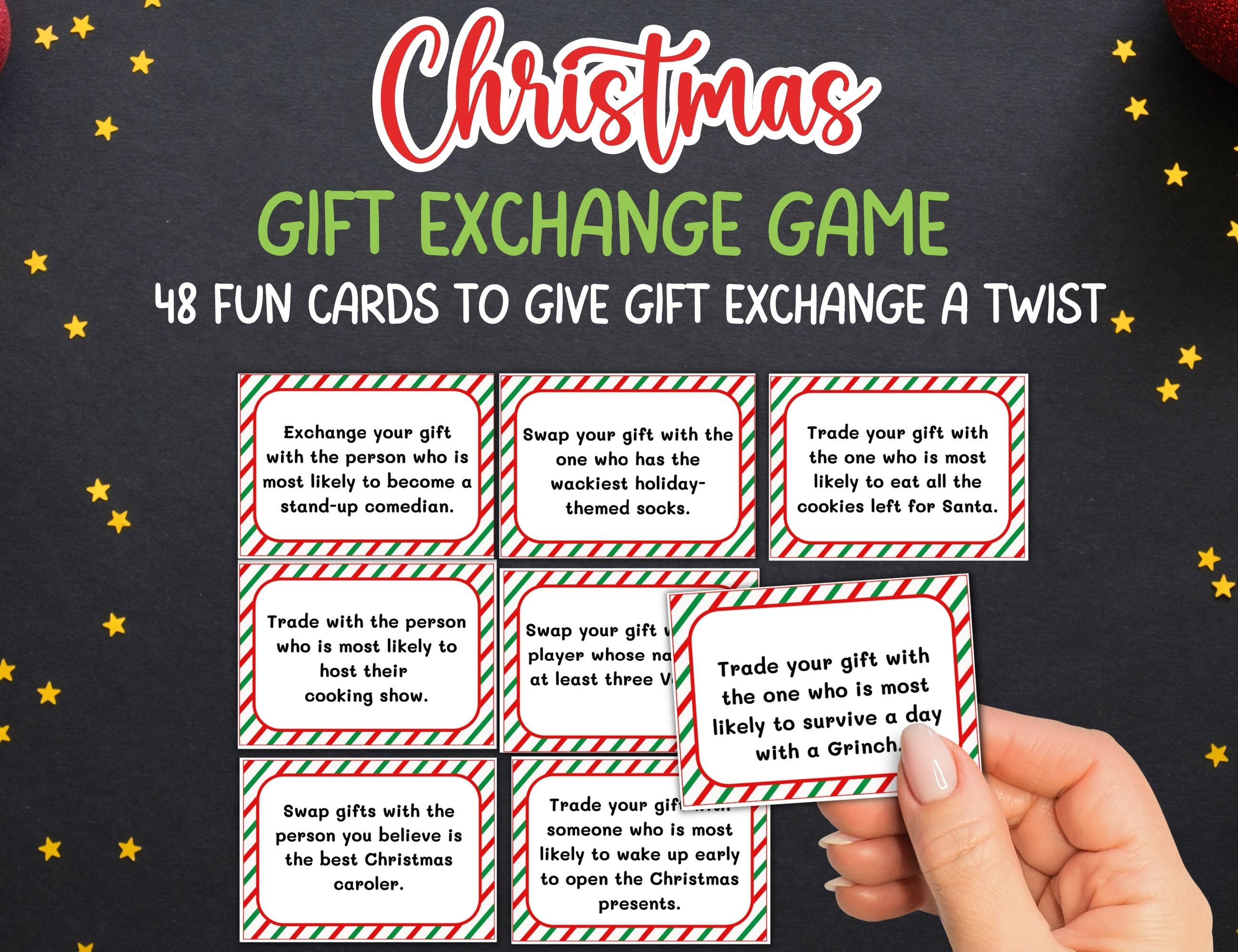  Gift Grab Game: Gift Exchange Game for Christmas White