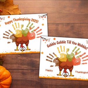 Turkey Handprint Craft Thanksgiving Handprint Printable, Thanksgiving Activity For Kids, 2025 Preschool Thanksgiving Handprint Keepsake