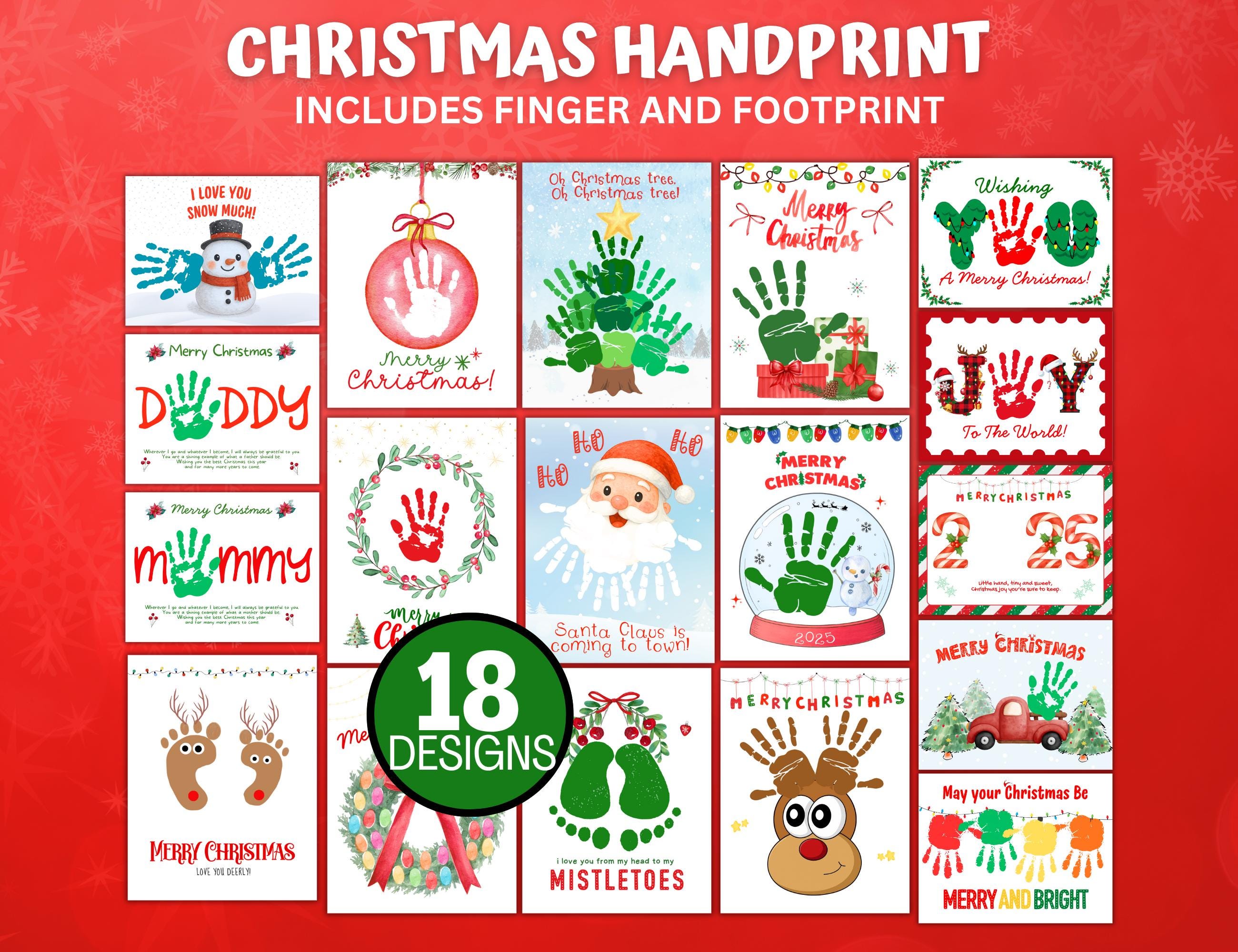 39 Creative Mummy Crafts for Kids: Super Simple & Fun! 36 Christmas Handprint Art Bundle, 2O25 Holiday Handprint Keepsake For…
