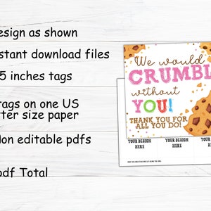 Cookie Gift Tags Crumbl We Would - Il 300x300.4876598094 Mavx 