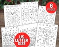 6 7 Christmas Coloring Pages, 67 Six Seven Viral Meme 6 7 Coloring Sheet, Gen Alpha Slang, Elf Santa Printable Coloring Pages, Xmas Activity