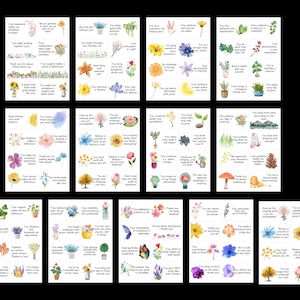 May include: Set of 36 watercolor floral printable stickers with positive affirmations. Each sticker features a different flower, plant, or insect with a motivational message.  The messages include "You bring fresh ideas and energy to the team", "You are a creative spark", "You make this workplace better", "You are a valuable asset to our team", "You are a natural leader", "You are a great listener", "You are a gifted communicator", "You are a great change agent", "You are a great problem solver", "You are a great team player", "You are a great listener", "You are a great problem solver", "You are a great team player", "You are a great listener", "You are a great problem solver", "You are a great team player", "You are a great listener", "You are a great problem solver", "You are a great team player", "You are a great listener", "You are a great problem solver", "You are a great team player", "You are a great listener", "You are a great problem solver", "You are a great team player", "You are a great listener", "You are a great problem solver", "You are a great team player", "You are a great listener", "You are a great problem solver", "You are a great team player", "You are a great listener", "You are a great problem solver", "You are a great team player", "You are a great listener", "You are a great problem solver", "You are a great team player".