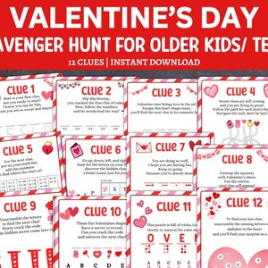 valentines scavenger hunt