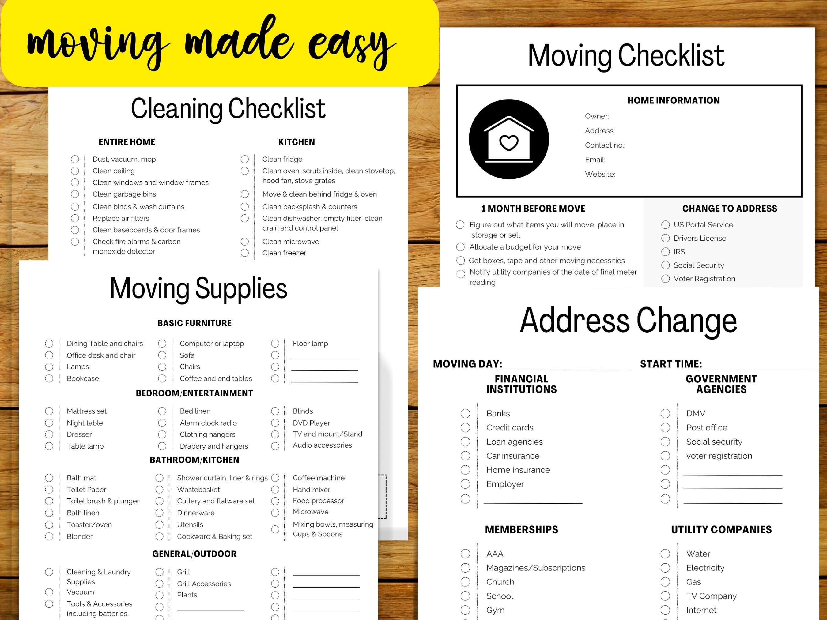 Essential Moving Checklist: All Of The Moving Materials and Packing Supplies  You Will Need – Forbes Home