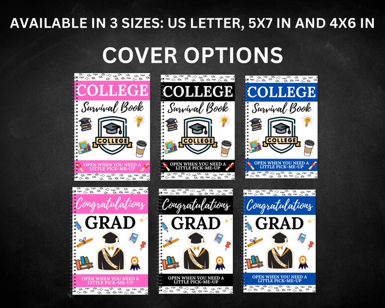 Graduation Gift Card Book Printable College Care Package High School ...