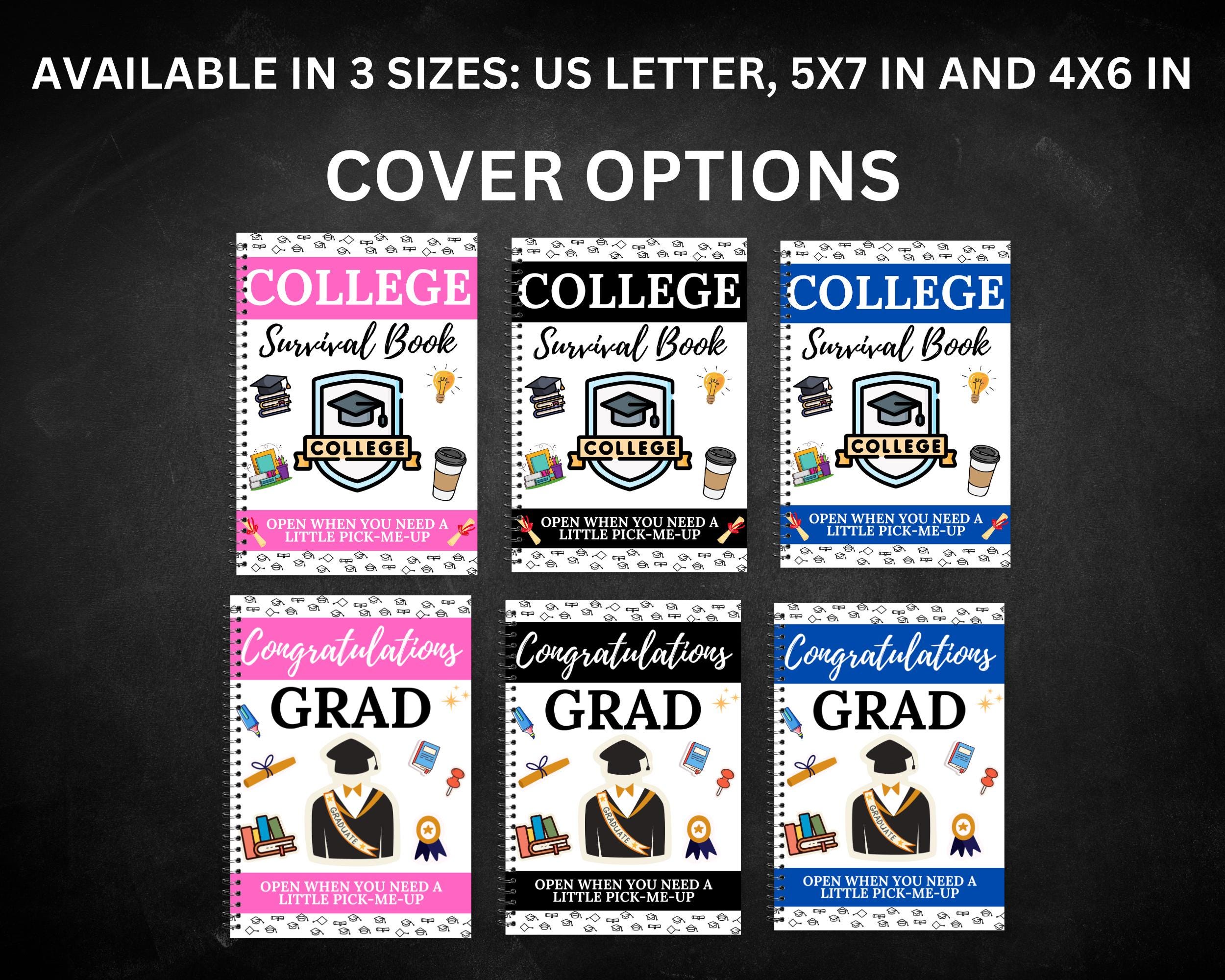 Graduation Gift Card Book Printable College Care Package High School ...