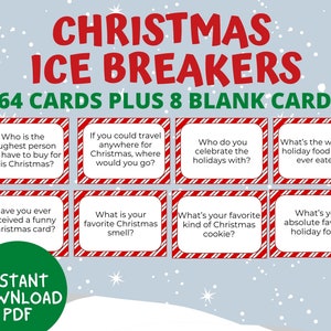 Holiday Ice Breaker Questions 