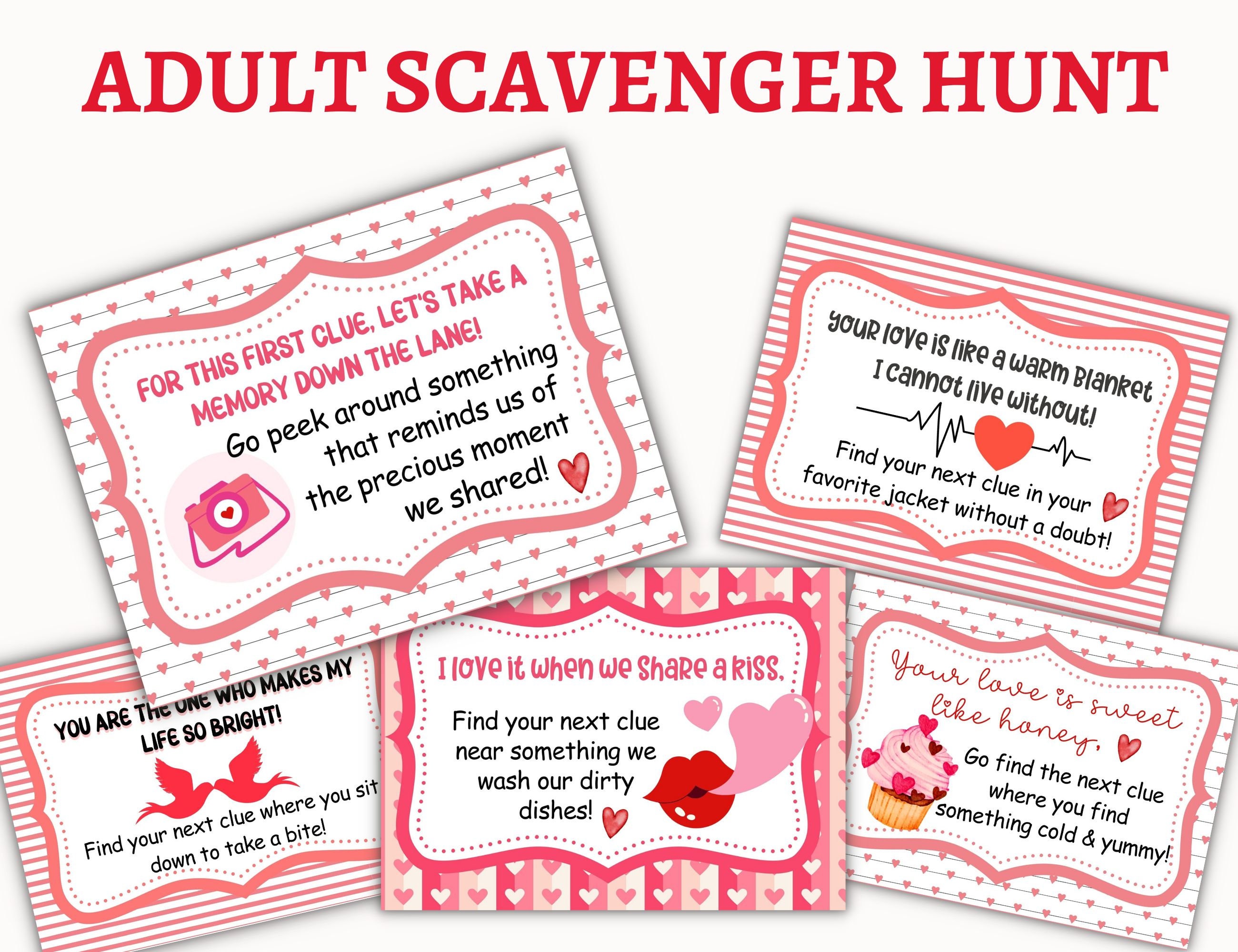 Boyfriend Birthday Scavenger Hunt