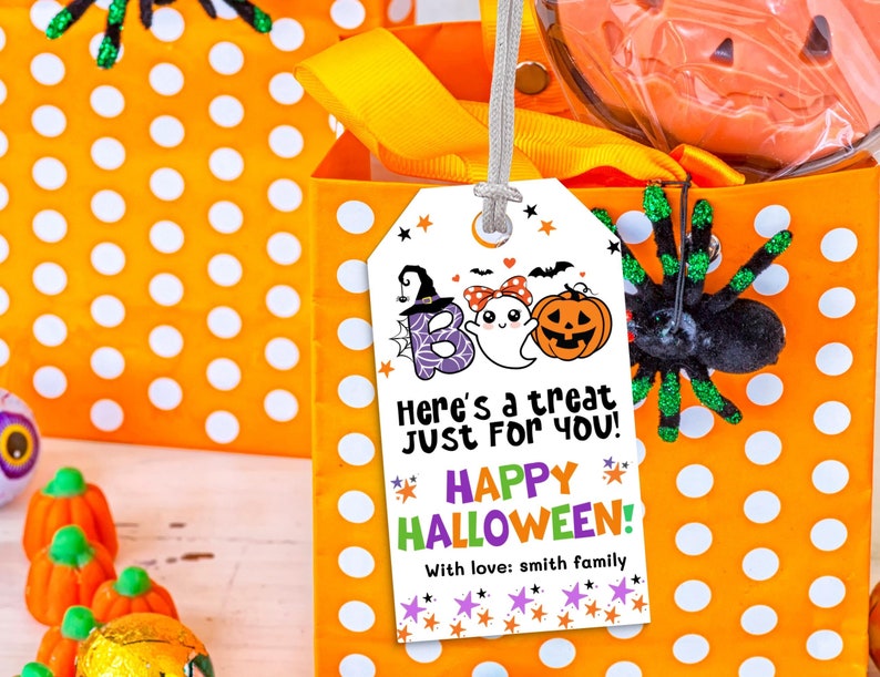 halloween boo tags
