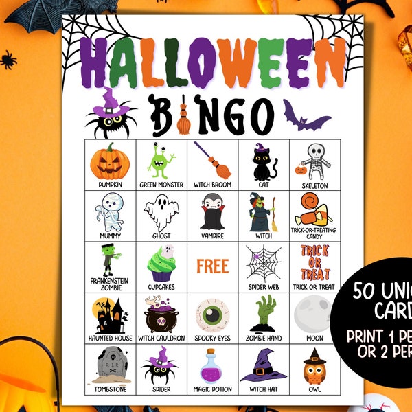 Halloween Bingo - Etsy