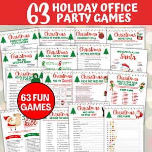 Christmas Games For Work, Office Christmas Party Games, Printable Christmas Games For Adults, Office Party Games, Office Holiday party Games