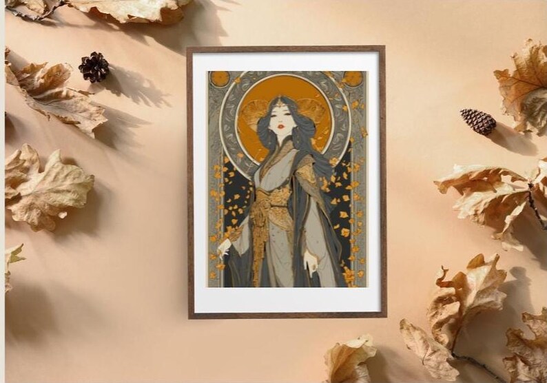 Amaterasu Poster: Japanese Sun Goddess Shinto Art Print - Etsy